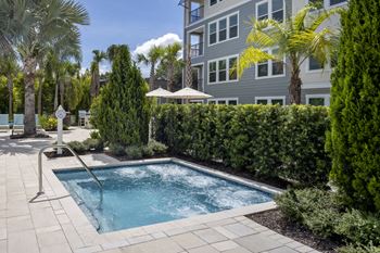 Heated whirlpool spa 